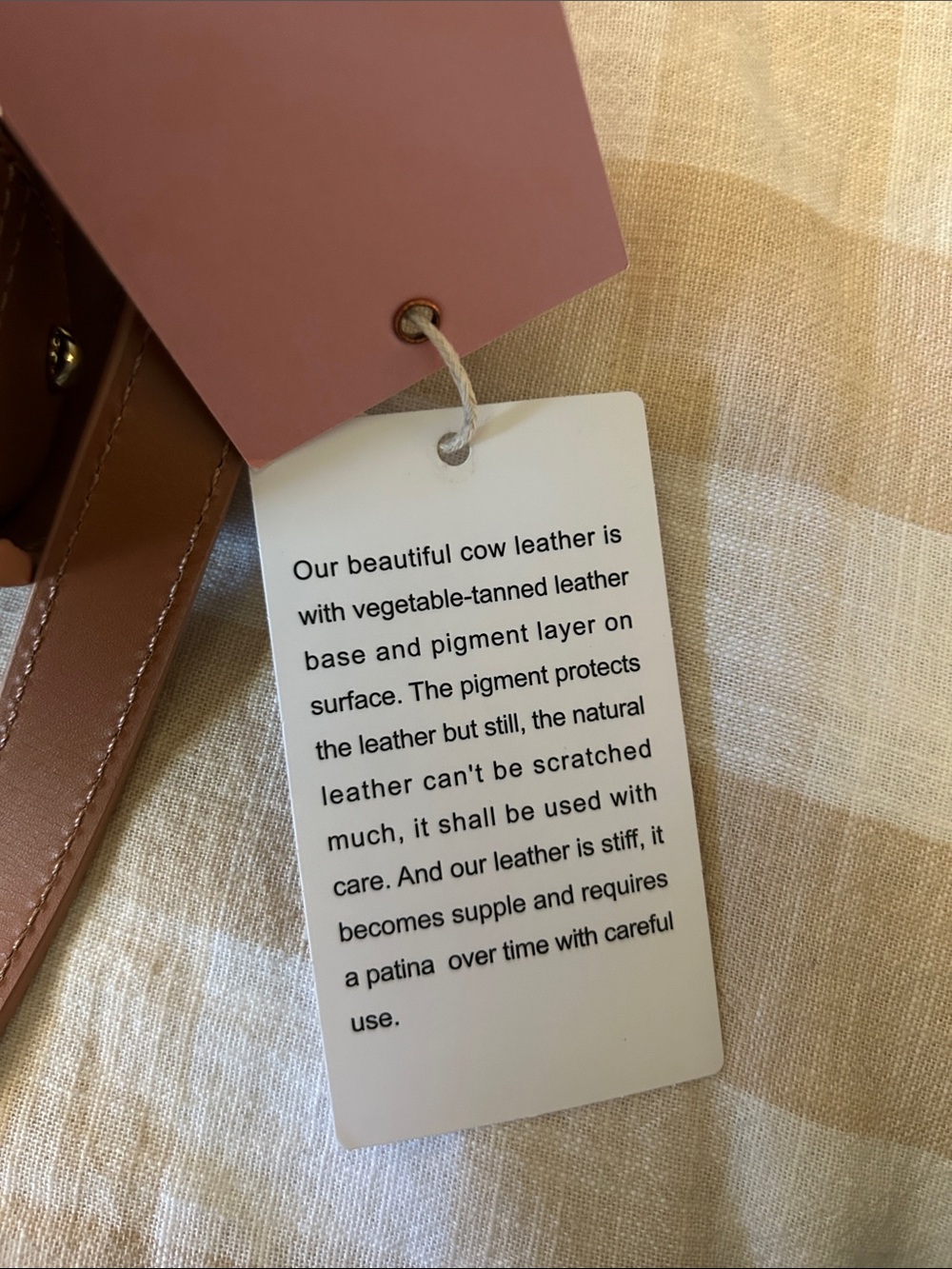 Quince Tan Half-Moon Crossbody Bag - Picture 5 of 6